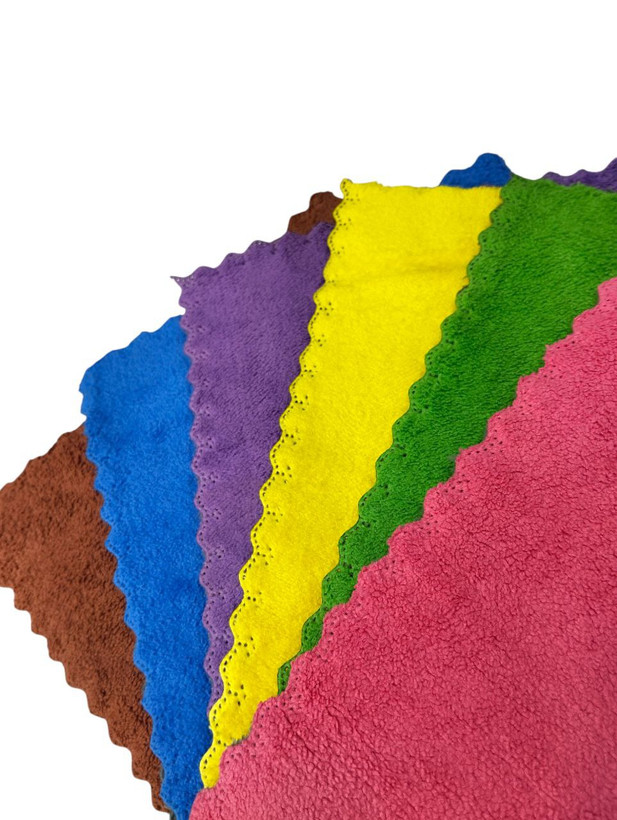 رنگبندی بسته 6 تایی حوله دورو میکروفایبر